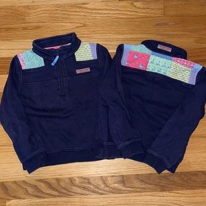 Vineyard Vines Navy Patchwork Schep Shirt 4T (two available!!)